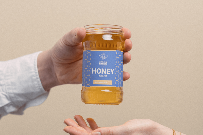 Pure Honey from Acacia Flower Nectar