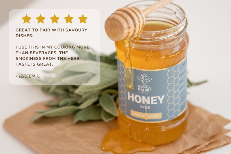 Pure Honey from Sage Flower Nectar